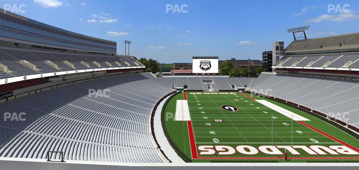 Sanford Stadium - Section 321 Seat View