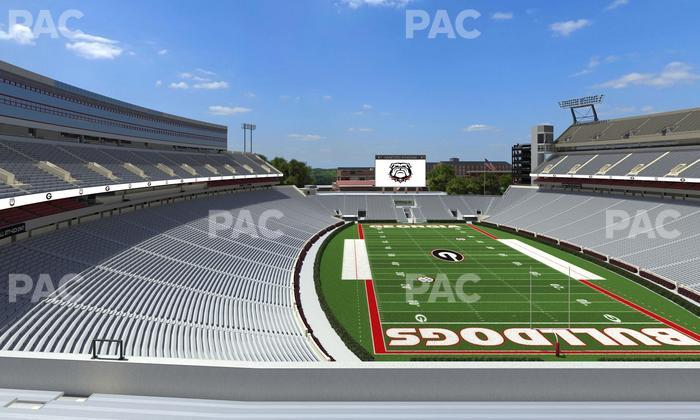 Sanford Stadium - Section 321 Seat View