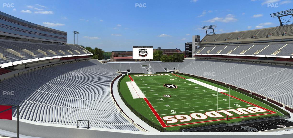 Sanford Stadium - Section 322 Seat View