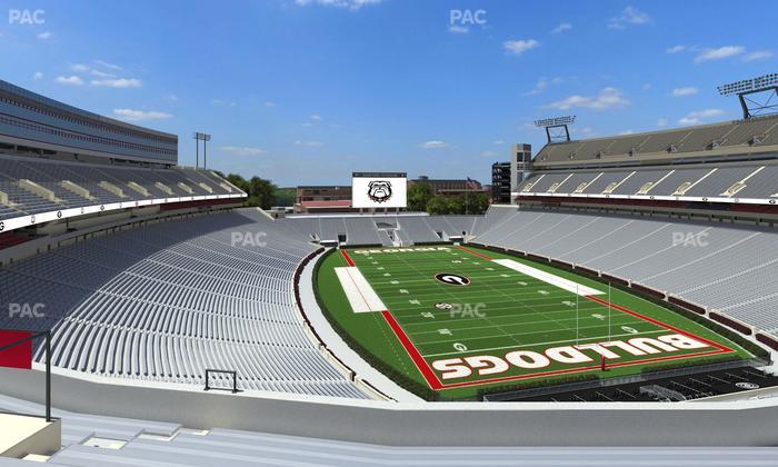 Sanford Stadium - Section 322 Seat View