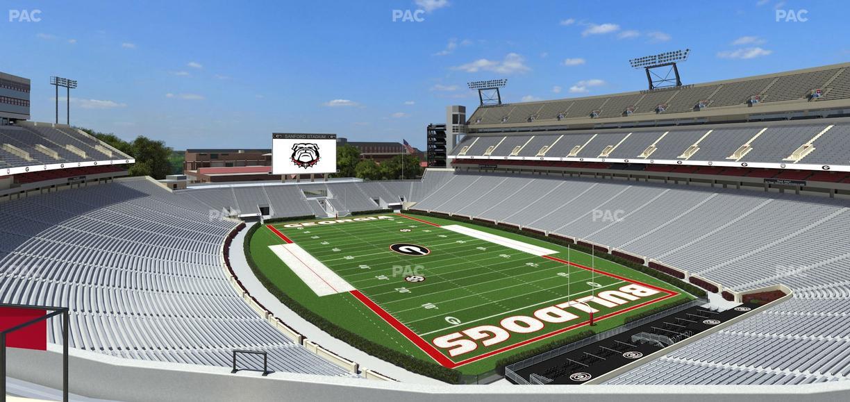 Sanford Stadium - Section 323 Seat View