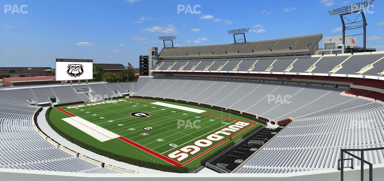 Sanford Stadium - Section 324 Seat View