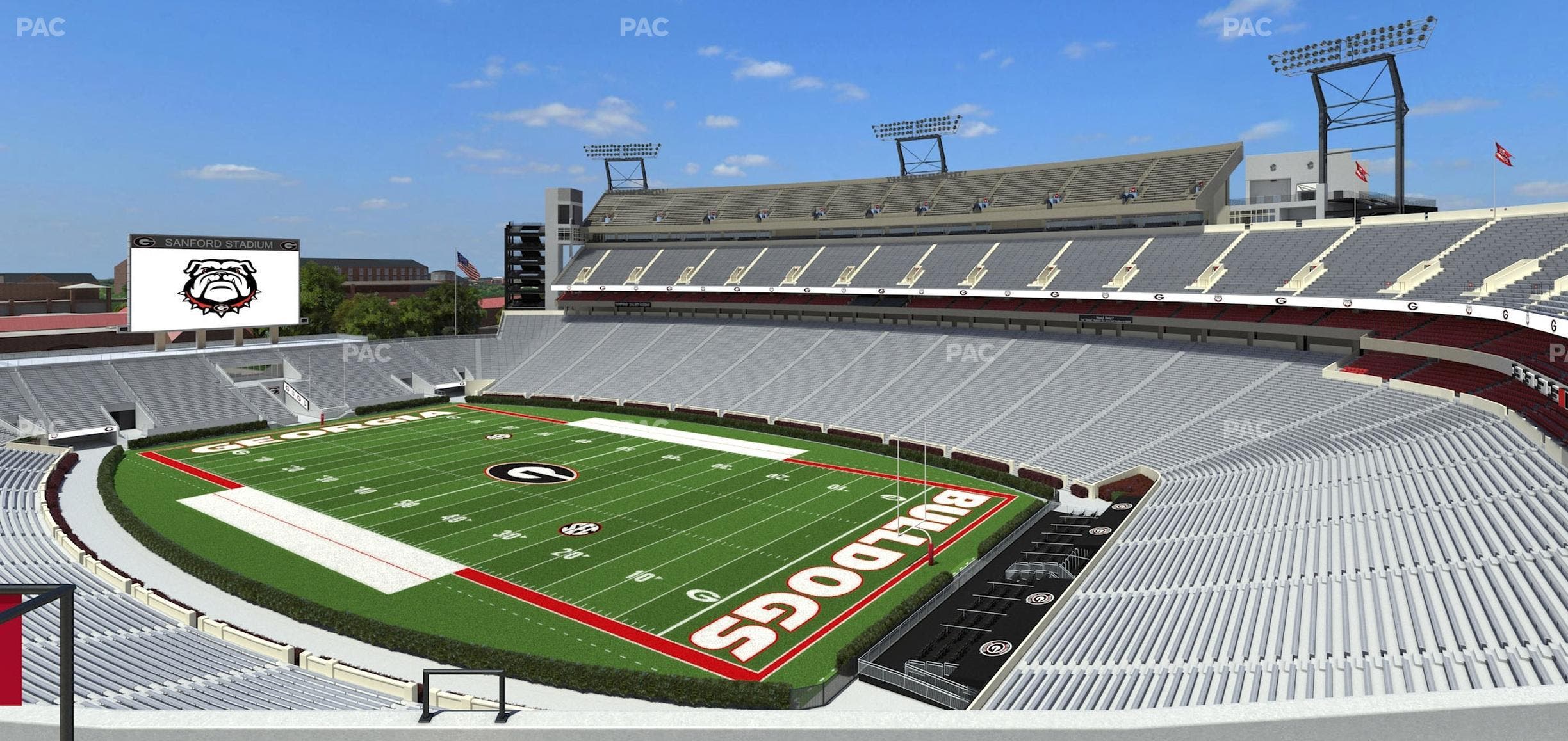 Sanford Stadium - Section 325 Seat View