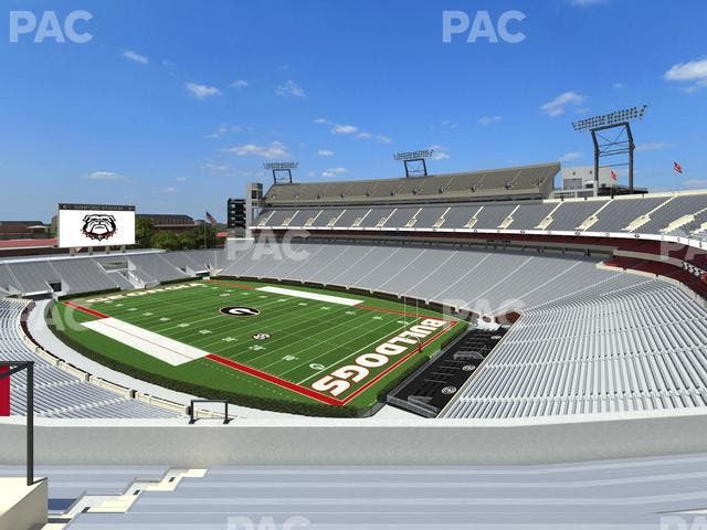 Sanford Stadium - Section 325 Seat View