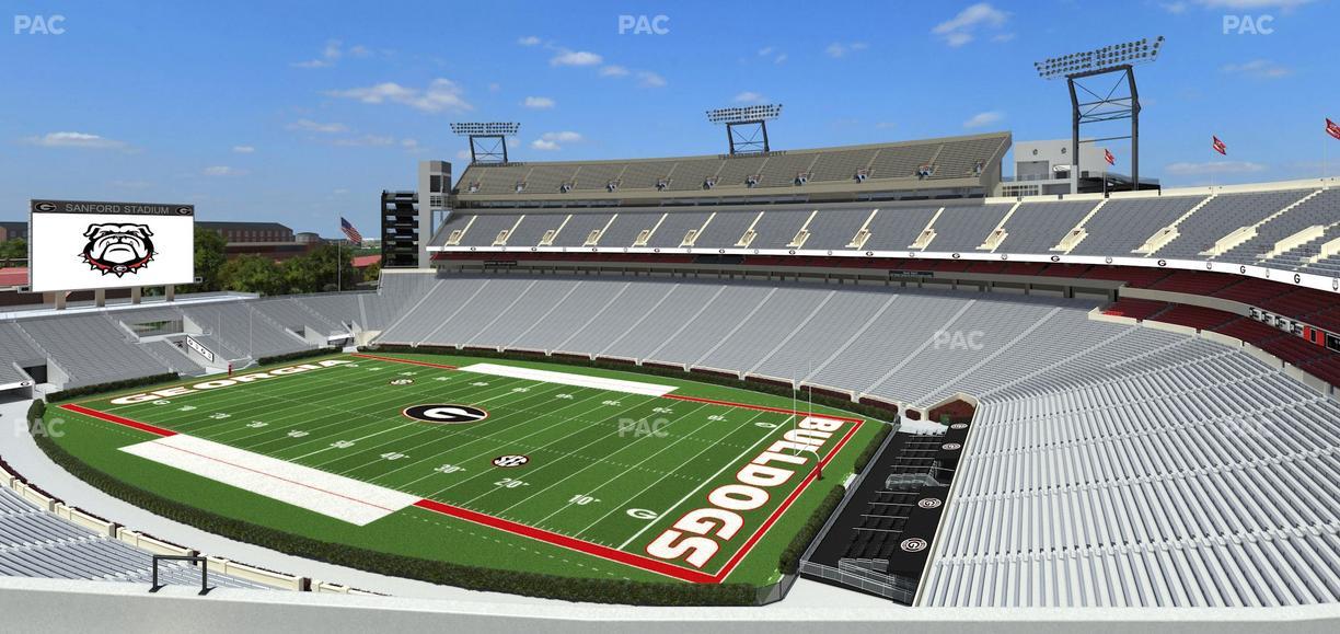 Sanford Stadium - Section 326 Seat View