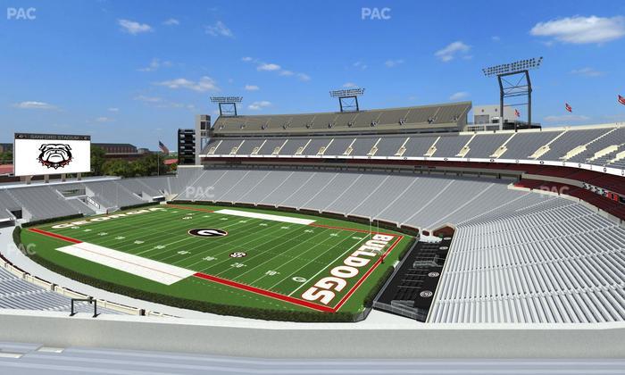 Sanford Stadium - Section 326 Seat View