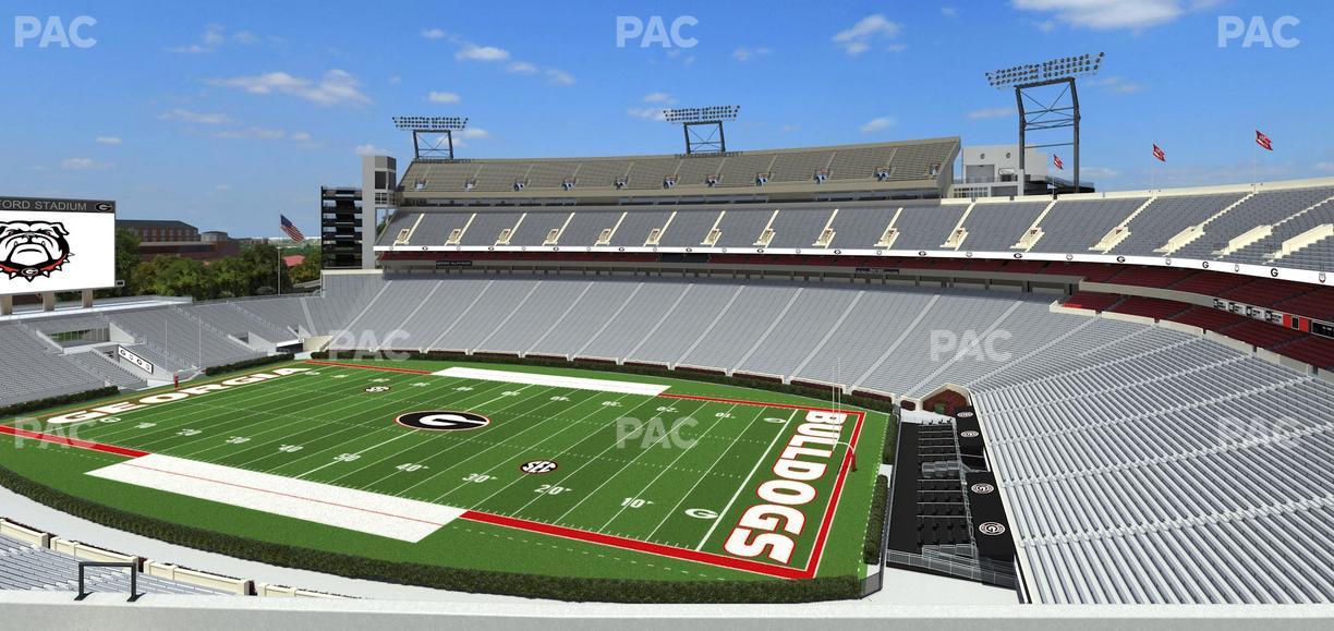 Sanford Stadium - Section 327 Seat View