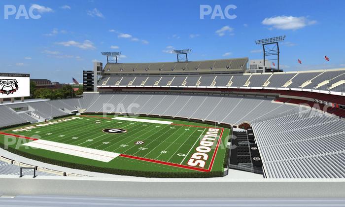 Sanford Stadium - Section 327 Seat View