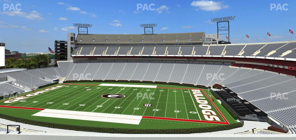Sanford Stadium - Section 329 Seat View