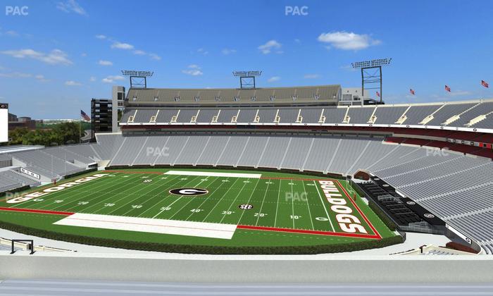 Sanford Stadium - Section 329 Seat View