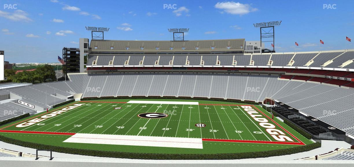Sanford Stadium - Section 330 Seat View
