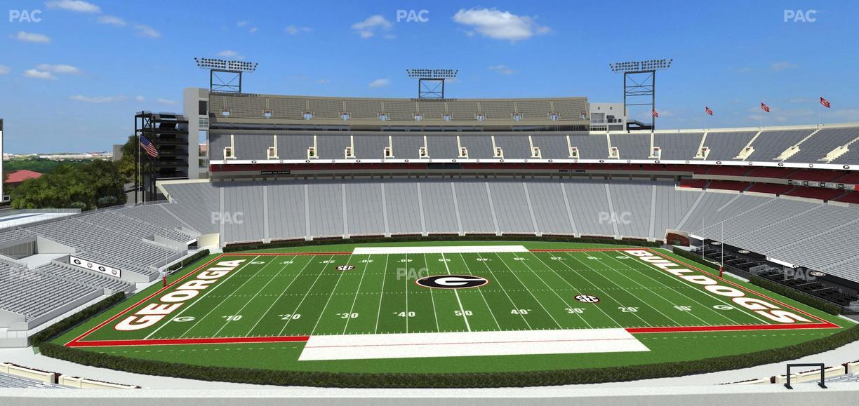 Sanford Stadium - Section 332 Seat View