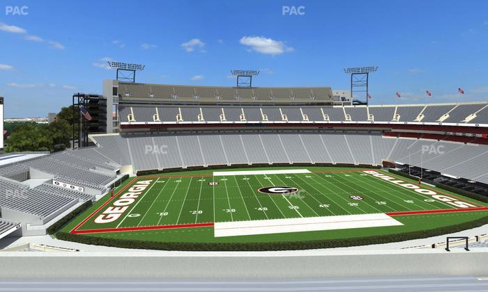 Sanford Stadium - Section 333 Seat View