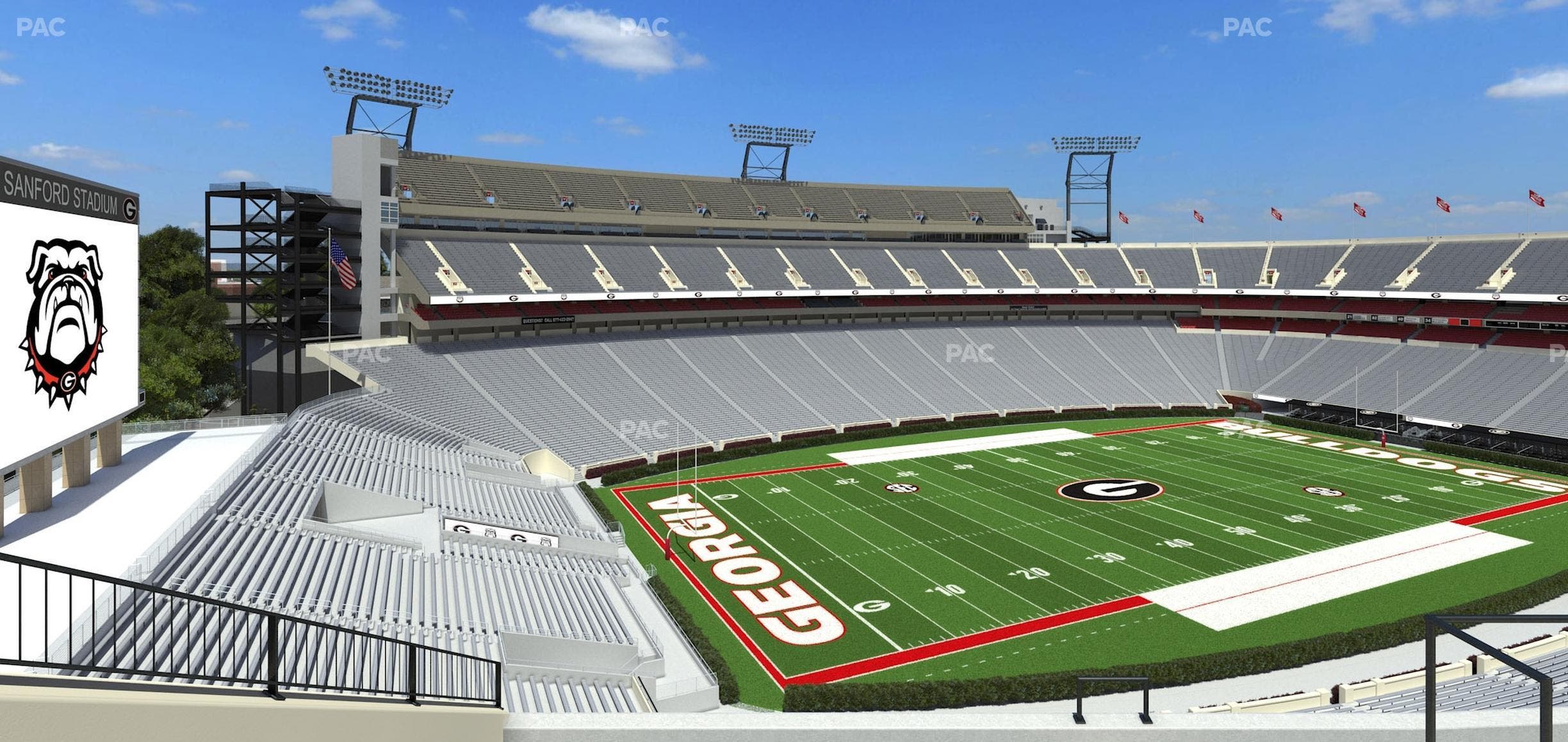 Sanford Stadium - Section 337 Seat View