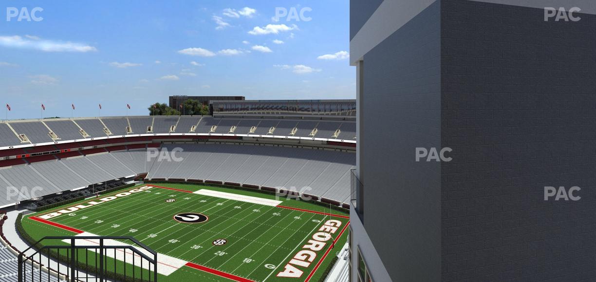 Sanford Stadium - Section 601 Seat View
