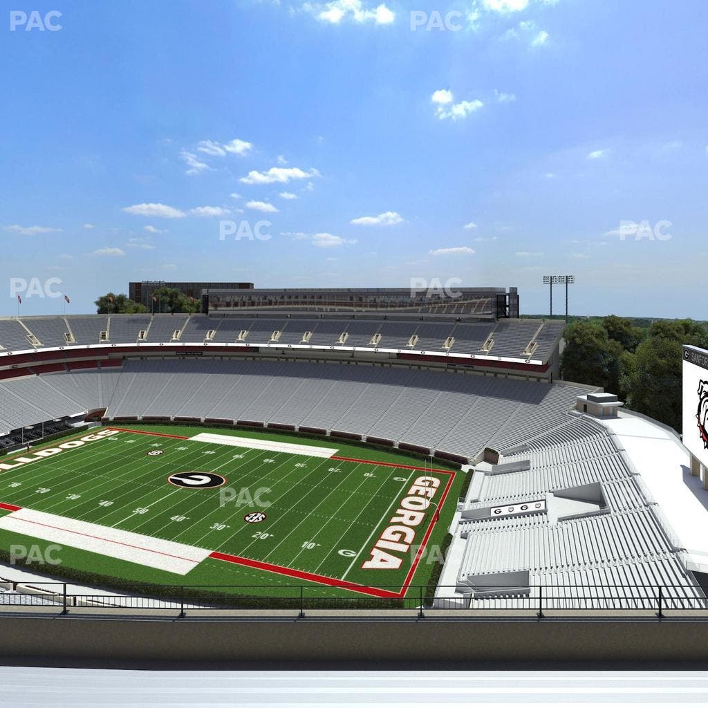 Sanford Stadium - Section 602 Seat View