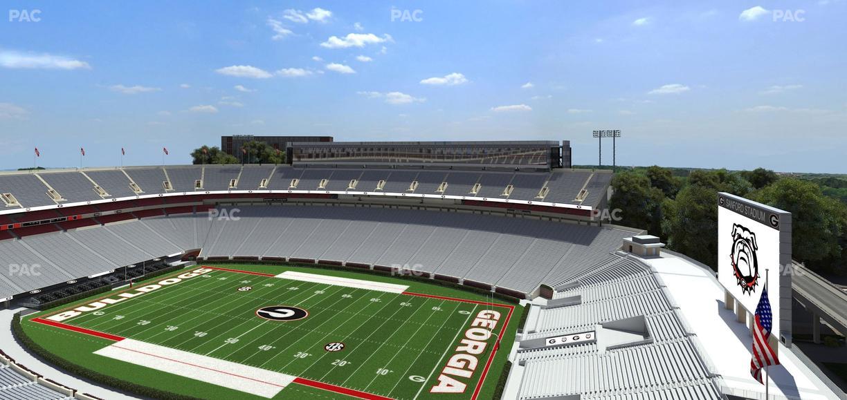 Sanford Stadium - Section 602 Seat View