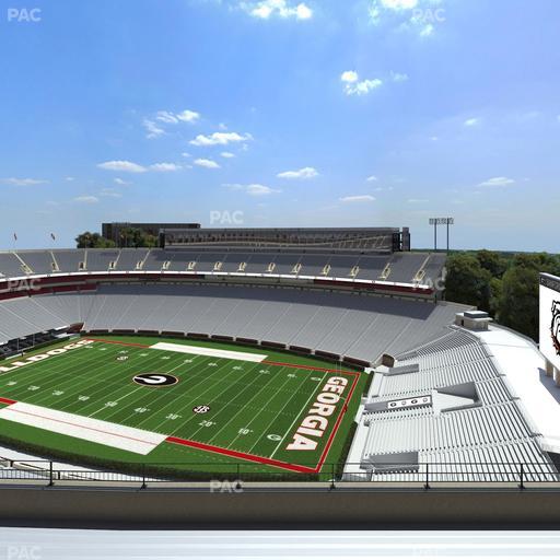 Sanford Stadium - Section 602 Seat View