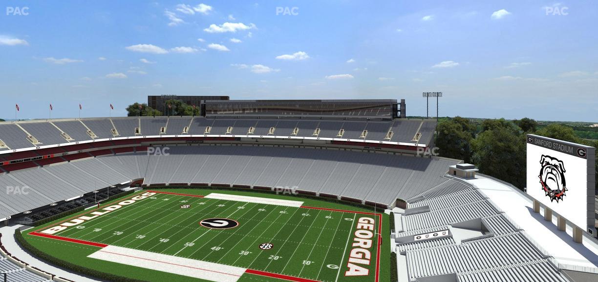 Sanford Stadium - Section 603 Seat View