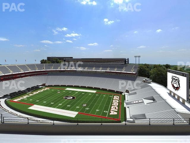 Sanford Stadium - Section 603 Seat View