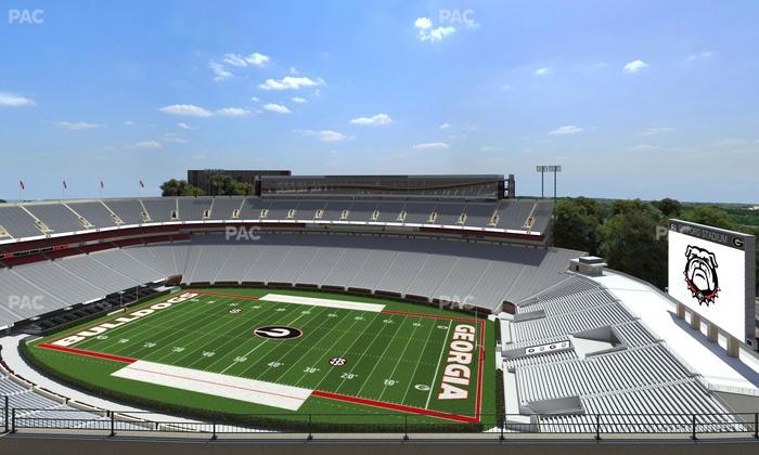 Sanford Stadium - Section 603 Seat View