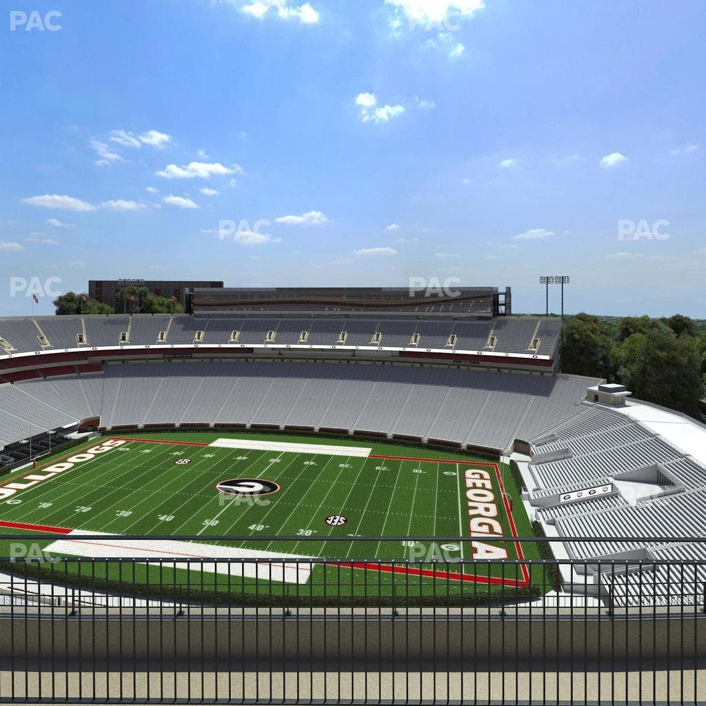 Sanford Stadium - Section 604 Seat View