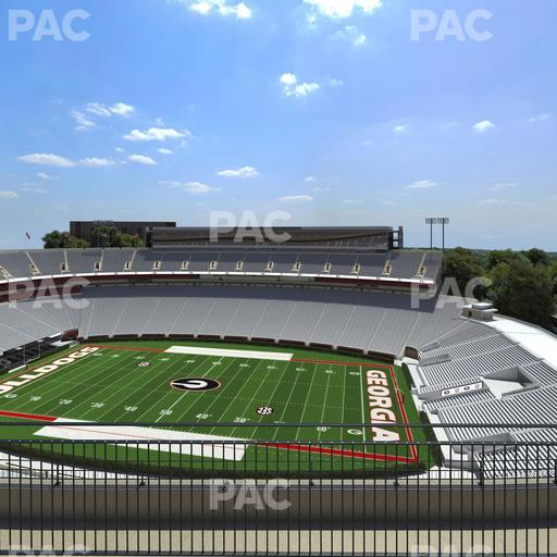 Sanford Stadium - Section 604 Seat View