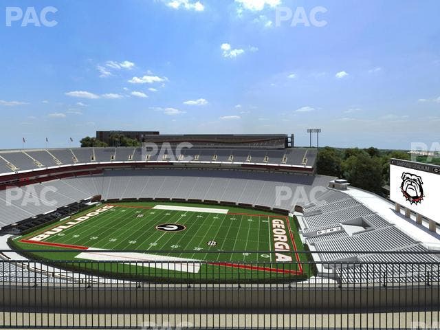 Sanford Stadium - Section 604 Seat View