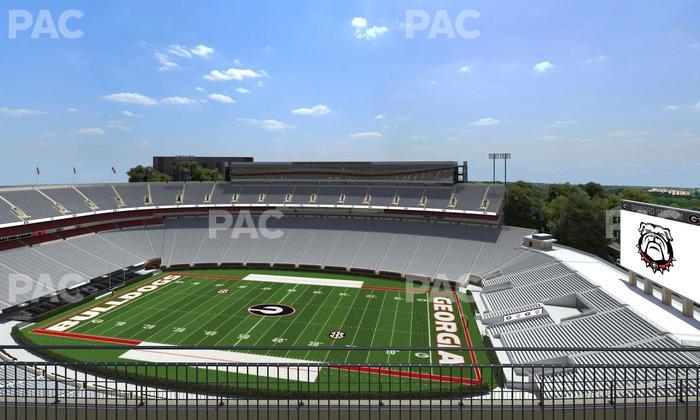 Sanford Stadium - Section 604 Seat View