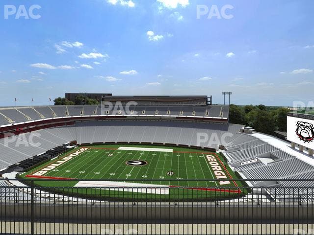 Sanford Stadium - Section 605 Seat View