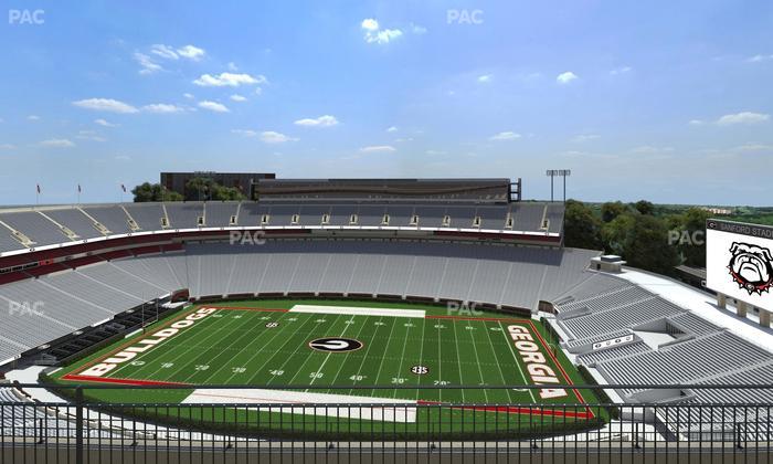 Sanford Stadium - Section 605 Seat View