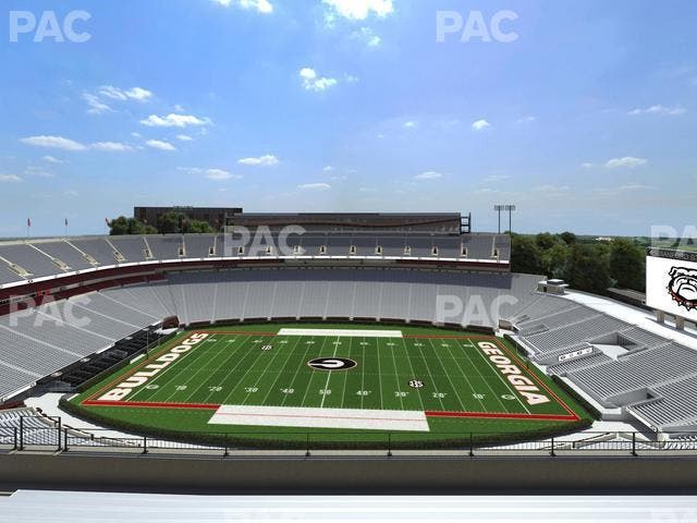 Sanford Stadium - Section 606 Seat View