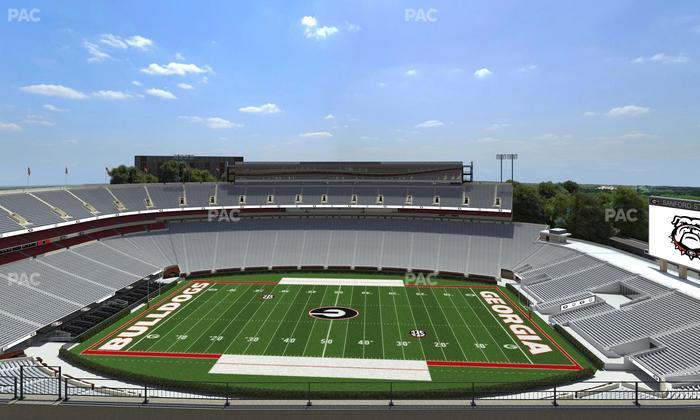 Sanford Stadium - Section 606 Seat View