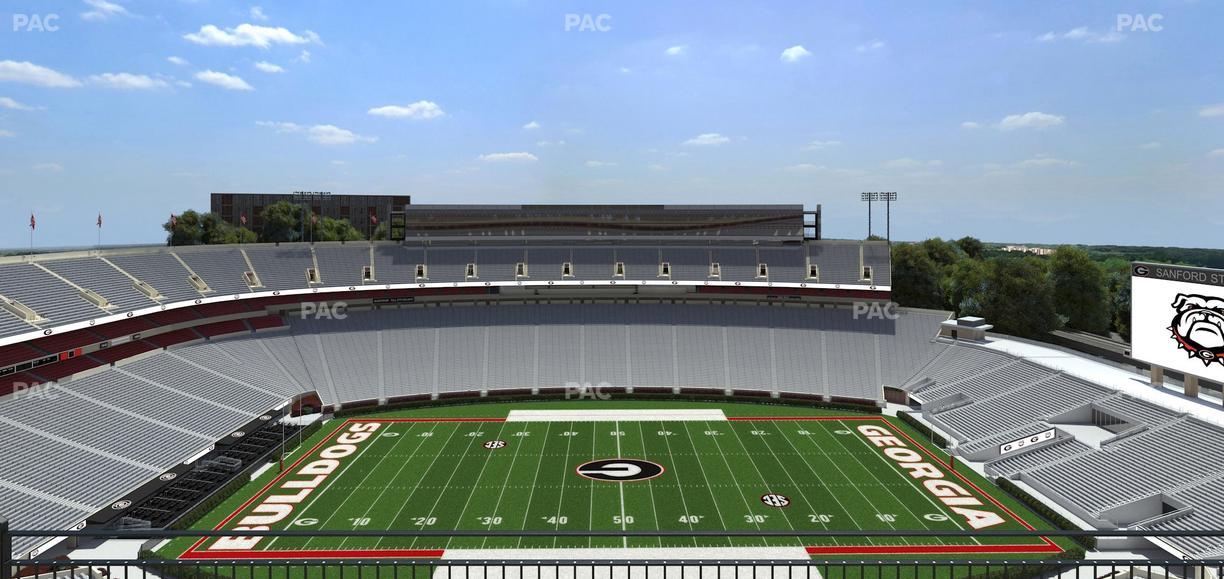 Sanford Stadium - Section 607 Seat View