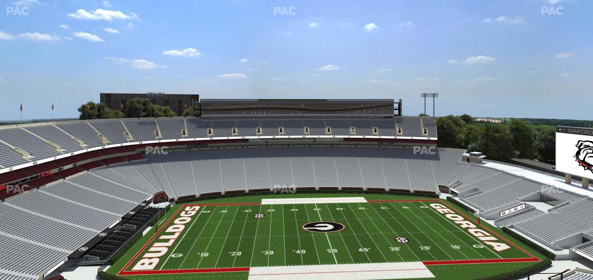 Sanford Stadium - Section 608 Seat View