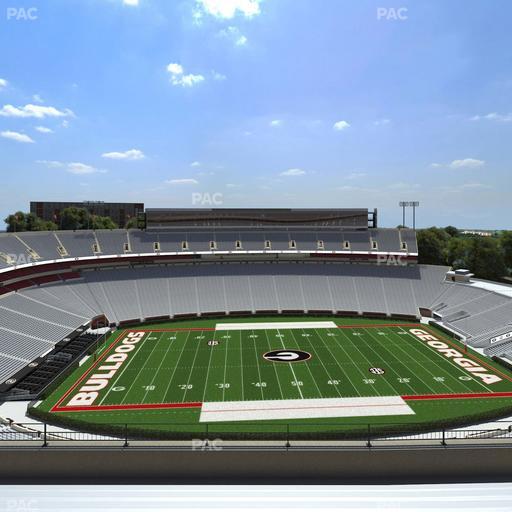 Sanford Stadium - Section 608 Seat View