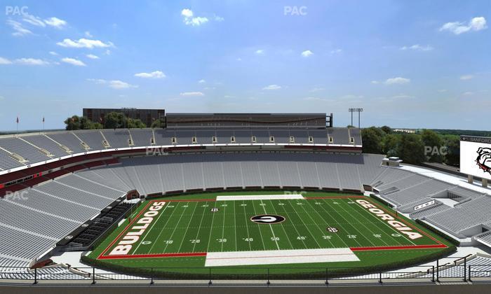 Sanford Stadium - Section 608 Seat View