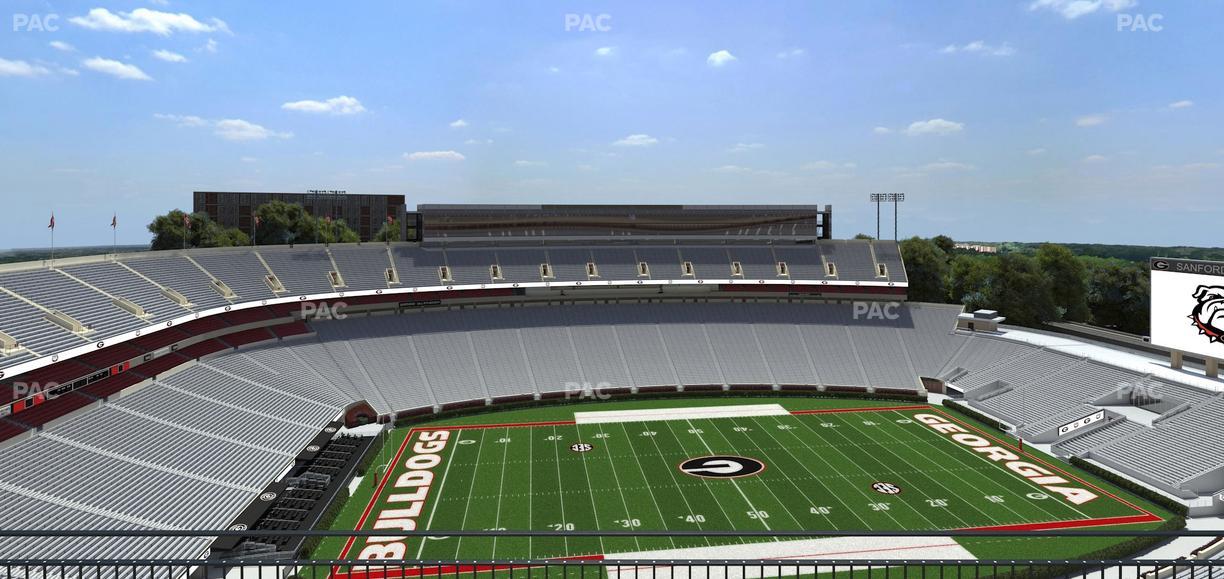 Sanford Stadium - Section 609 Seat View
