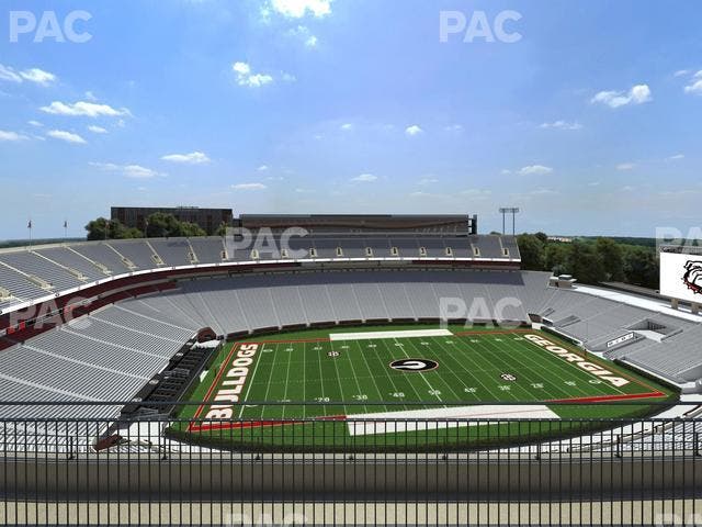 Sanford Stadium - Section 609 Seat View