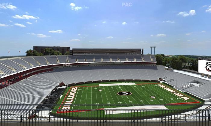 Sanford Stadium - Section 609 Seat View