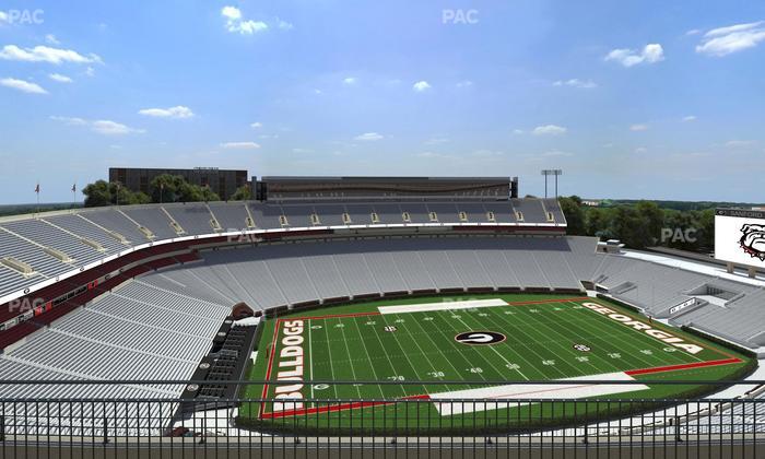 Sanford Stadium - Section 610 Seat View