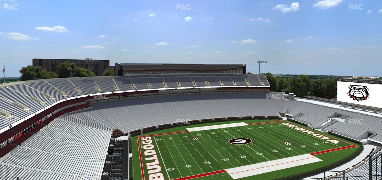 Sanford Stadium - Section 611 Seat View