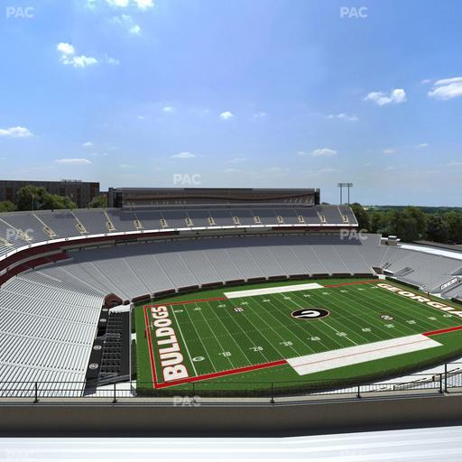 Sanford Stadium - Section 611 Seat View