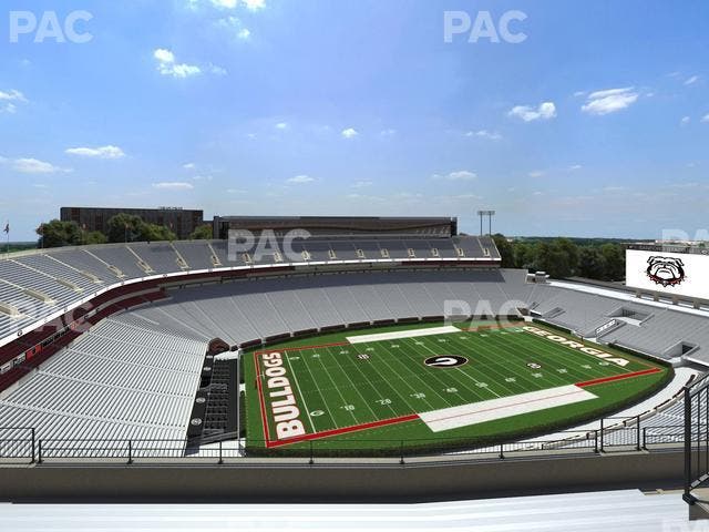 Sanford Stadium - Section 611 Seat View