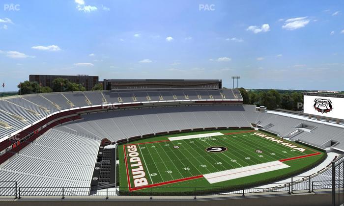Sanford Stadium - Section 611 Seat View