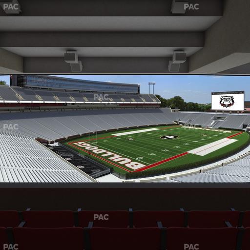 Sanford Stadium - Section East Upper Club 214 Seat View