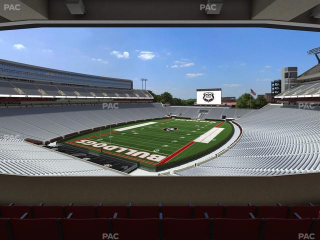 Sanford Stadium - Section East Upper Club 215 Seat View Sanford Stadium - Section East Upper Club 215 Seat View