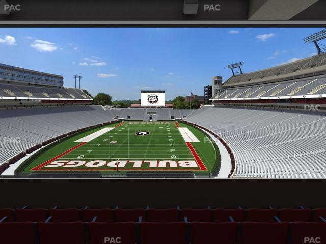 Sanford Stadium - Section East Upper Club 218 Seat View Sanford Stadium - Section East Upper Club 218 Seat View