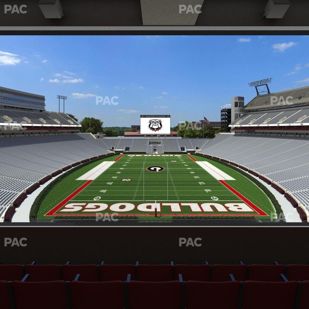 Sanford Stadium - Section East Upper Club 219 Seat View