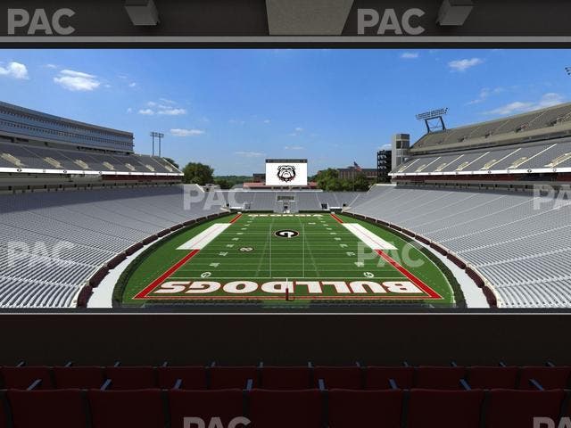 Sanford Stadium - Section East Upper Club 219 Seat View